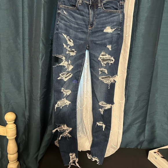 American Eagle Outfitters Blue Denim Jeans - Picture 2 of 4